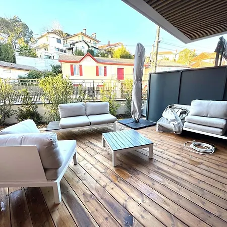 T3 Rez-de-jardin, A 500m Du Centre D'arcachon, Terrasse, Parking Et Wifi - Fr-1-474-255 * Аркашон