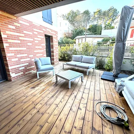 T3 Rez-de-jardin, A 500m Du Centre D'arcachon, Terrasse, Parking Et Wifi - Fr-1-474-255 Аркашон